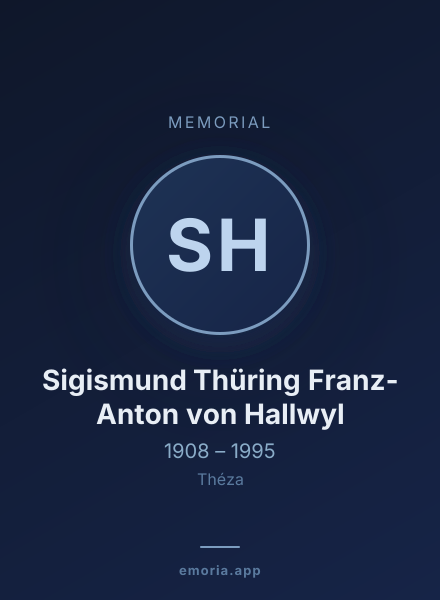 Memorial portrait of Sigismund Thüring Franz-Anton von Hallwyl