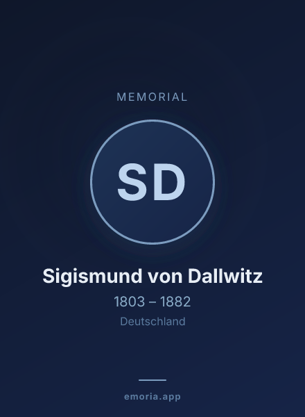 Memorial portrait of Sigismund von Dallwitz