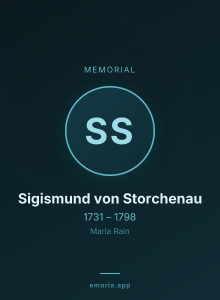 Memorial portrait of Sigismund von Storchenau