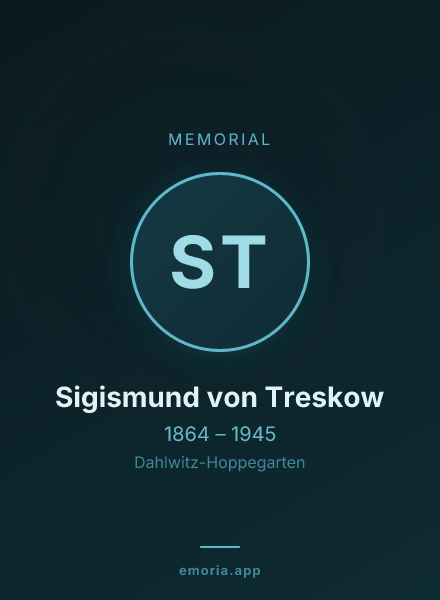 Memorial portrait of Sigismund von Treskow
