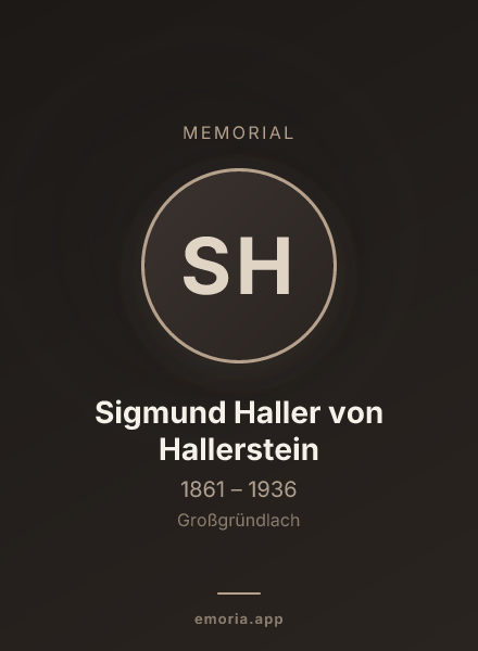 Memorial portrait of Sigmund Haller von Hallerstein
