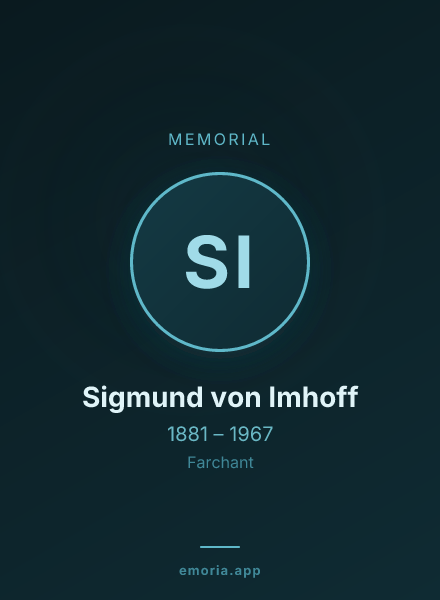 Memorial portrait of Sigmund von Imhoff
