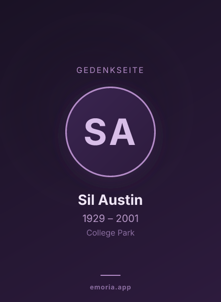 Gedenkportrait von Sil Austin