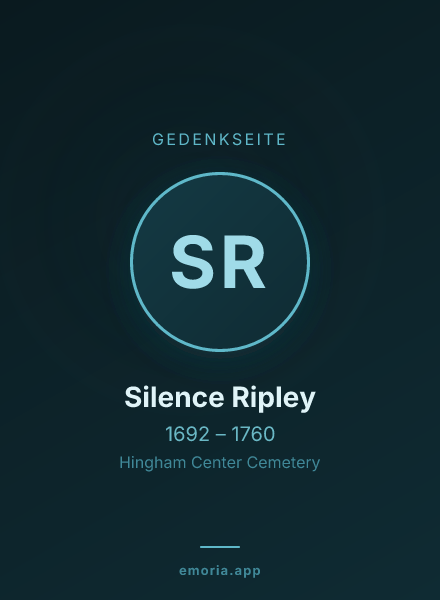 Gedenkportrait von Silence Ripley