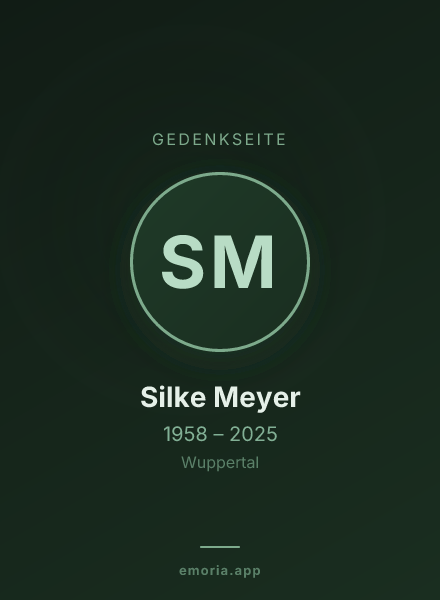 Gedenkportrait von Silke Meyer