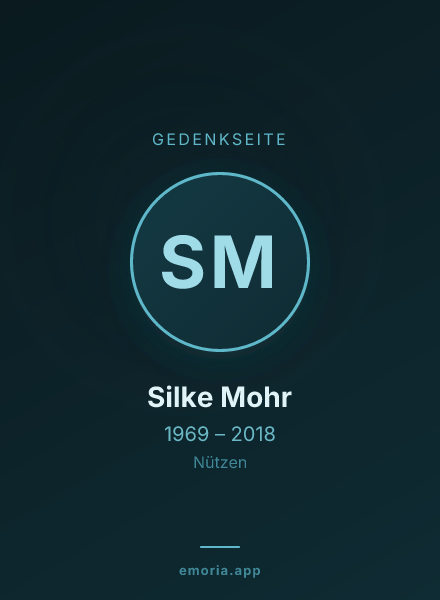 Gedenkportrait von Silke Mohr