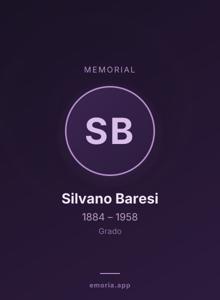 Memorial portrait of Silvano Baresi