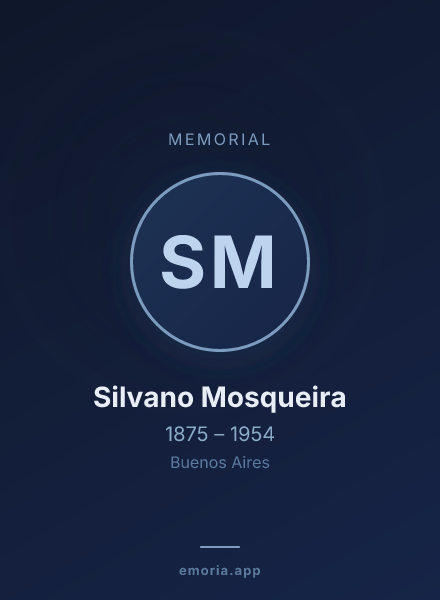 Memorial portrait of Silvano Mosqueira