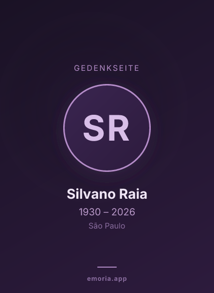 Gedenkportrait von Silvano Raia