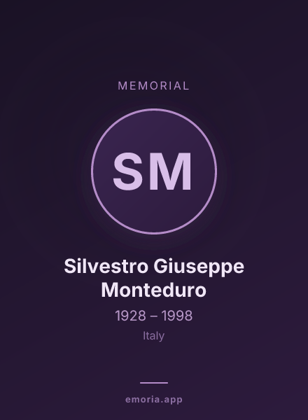 Memorial portrait of Silvestro Giuseppe Monteduro