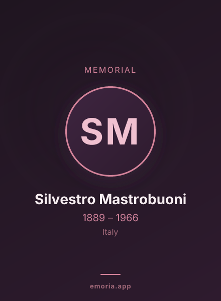 Memorial portrait of Silvestro Mastrobuoni