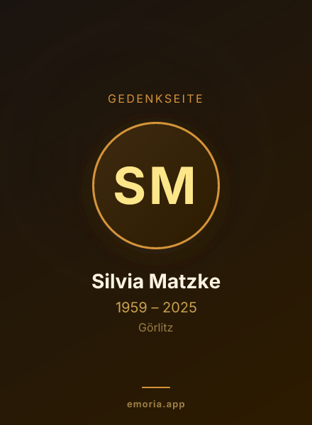 Gedenkportrait von Silvia Matzke