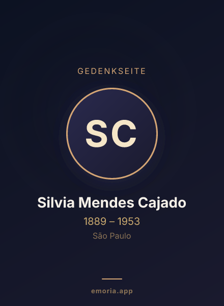 Gedenkportrait von Silvia Mendes Cajado
