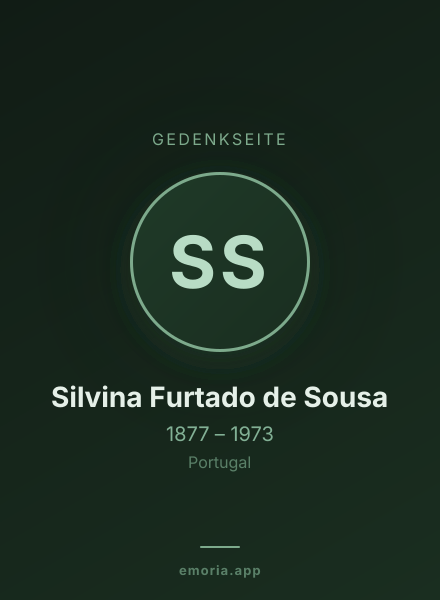 Gedenkportrait von Silvina Furtado de Sousa