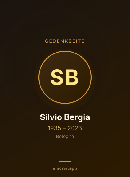 Gedenkportrait von Silvio Bergia