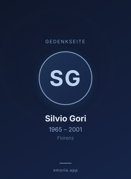 Gedenkportrait von Silvio Gori