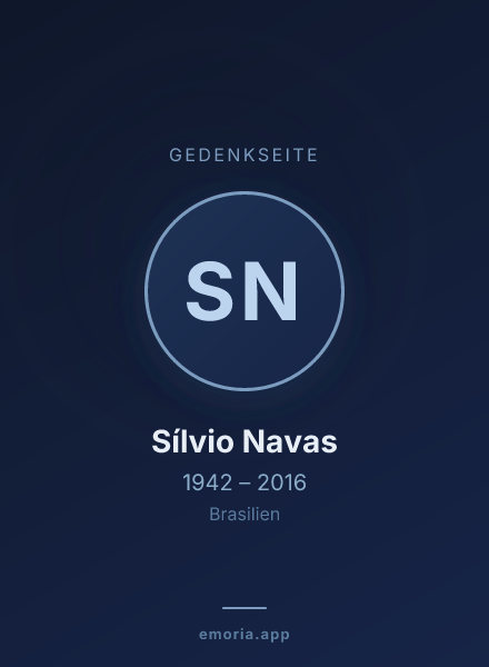Gedenkportrait von Sílvio Navas