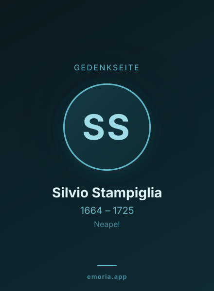 Gedenkportrait von Silvio Stampiglia