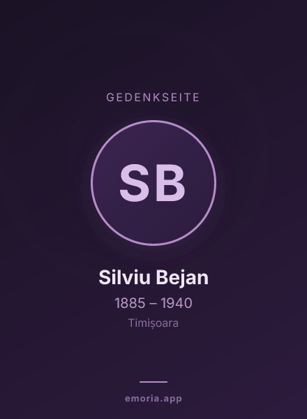 Gedenkportrait von Silviu Bejan