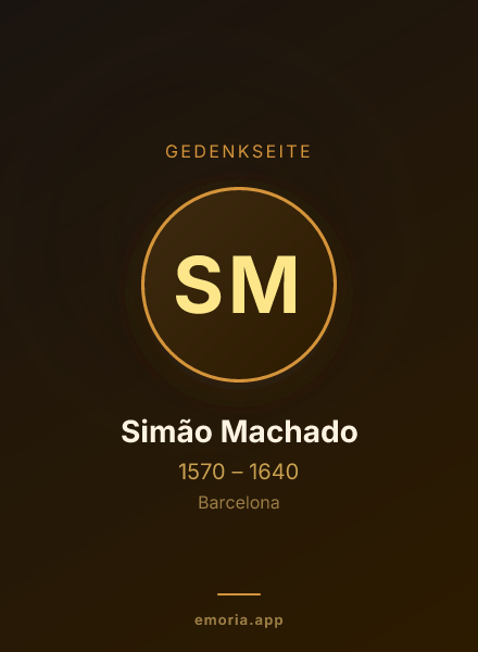 Gedenkportrait von Simão Machado