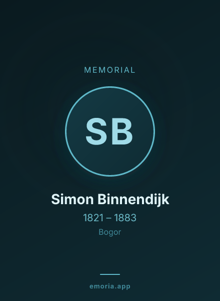 Memorial portrait of Simon Binnendijk
