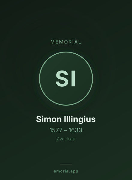 Memorial portrait of Simon Illingius