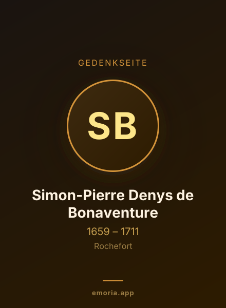 Gedenkportrait von Simon-Pierre Denys de Bonaventure