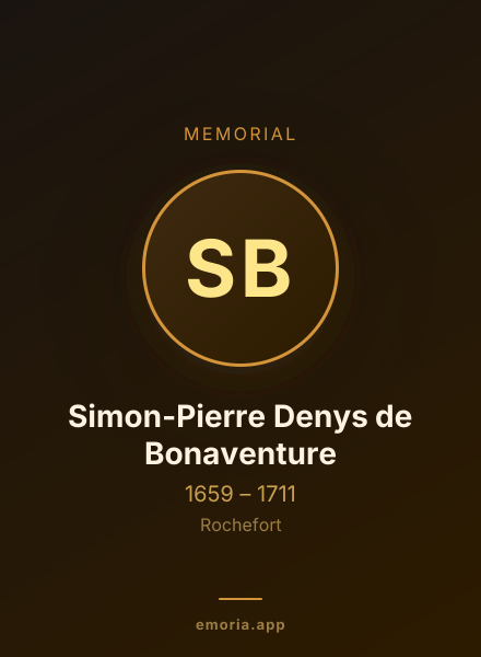 Memorial portrait of Simon-Pierre Denys de Bonaventure