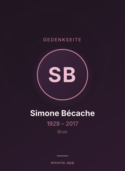Gedenkportrait von Simone Bécache