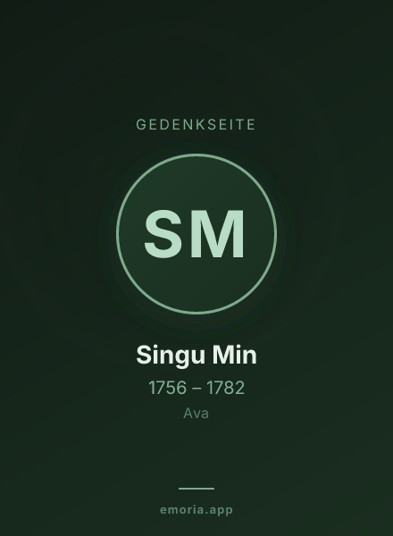 Gedenkportrait von Singu Min