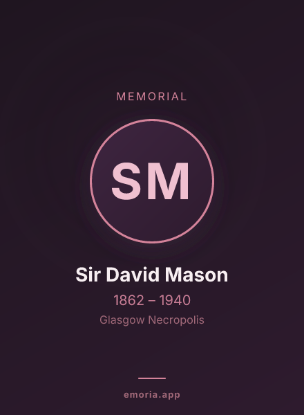 Memorial portrait of Sir David Mason
