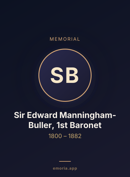 Memorial portrait of Sir Edward Manningham-Buller, 1st Baronet