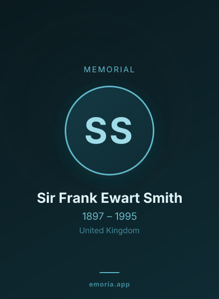 Memorial portrait of Sir Frank Ewart Smith