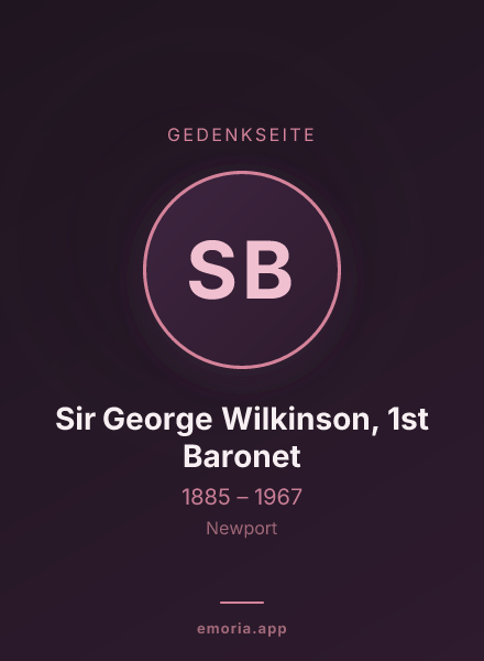 Gedenkportrait von Sir George Wilkinson, 1st Baronet