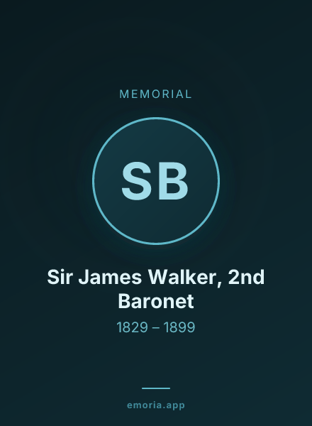 Memorial portrait of Sir James Walker, 2nd Baronet