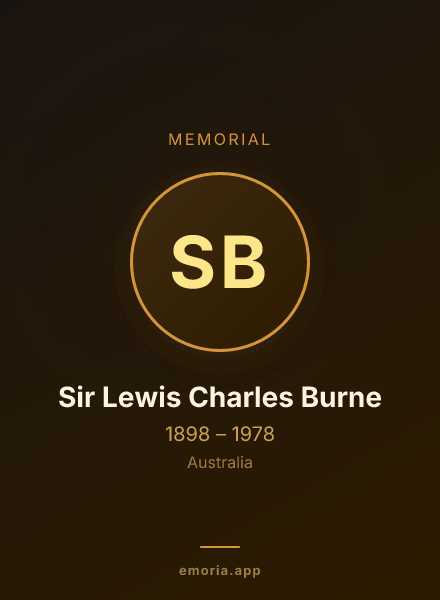 Memorial portrait of Sir Lewis Charles Burne