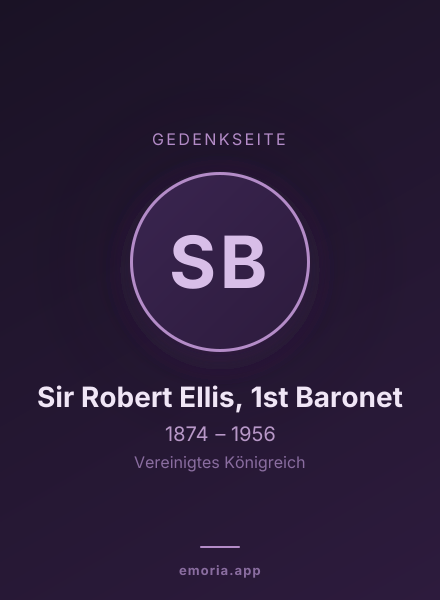Gedenkportrait von Sir Robert Ellis, 1st Baronet