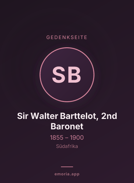 Gedenkportrait von Sir Walter Barttelot, 2nd Baronet