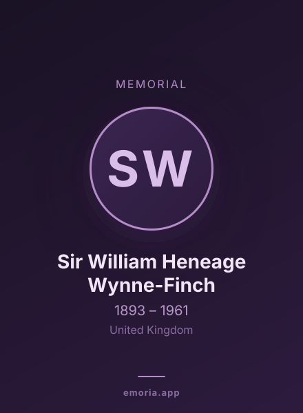 Memorial portrait of Sir William Heneage Wynne-Finch