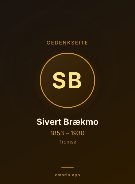 Gedenkportrait von Sivert Brækmo
