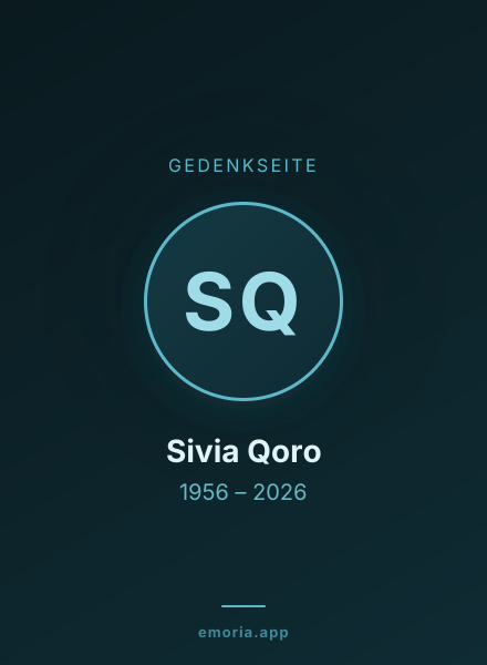Gedenkportrait von Sivia Qoro