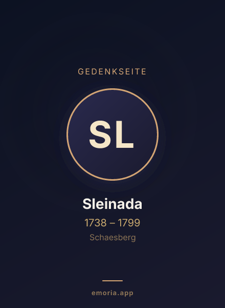 Gedenkportrait von Sleinada