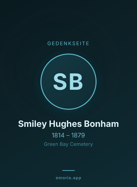 Gedenkportrait von Smiley Hughes Bonham