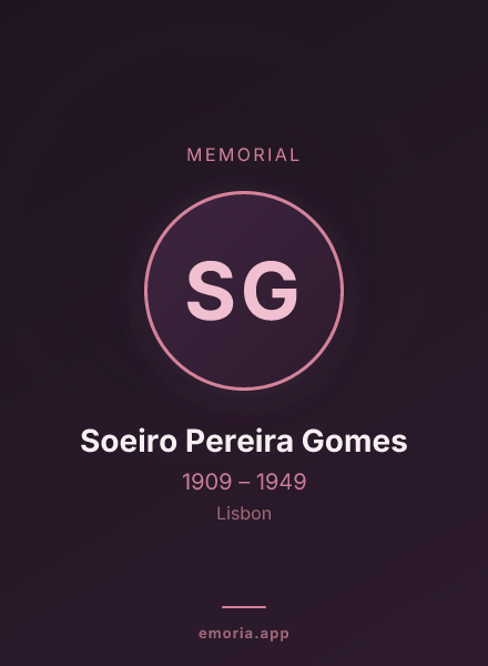 Memorial portrait of Soeiro Pereira Gomes