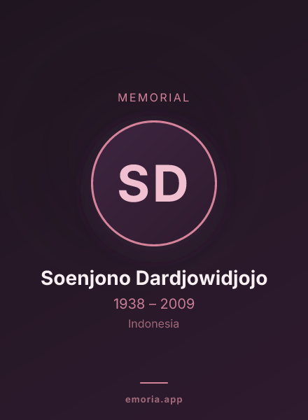 Memorial portrait of Soenjono Dardjowidjojo