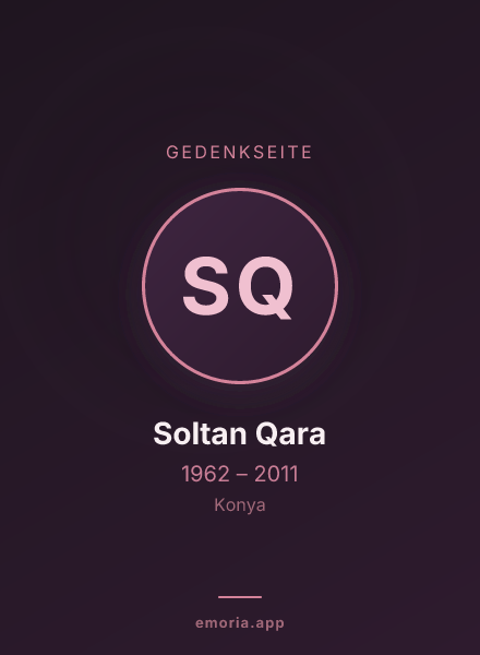 Gedenkportrait von Soltan Qara