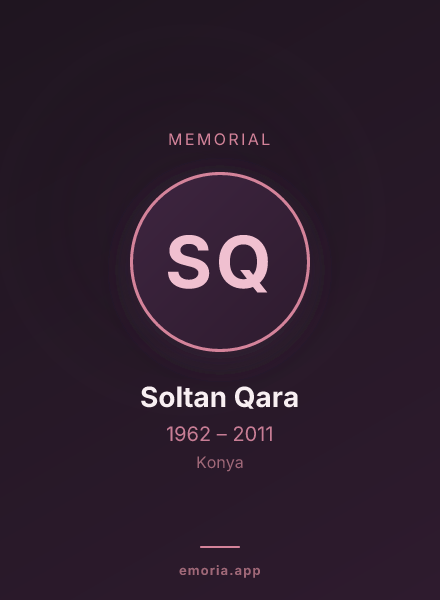 Memorial portrait of Soltan Qara