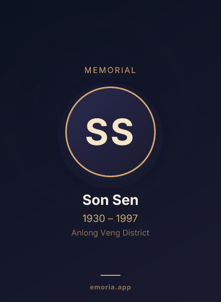 Memorial portrait of Son Sen