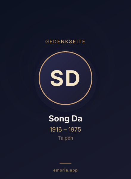 Gedenkportrait von Song Da