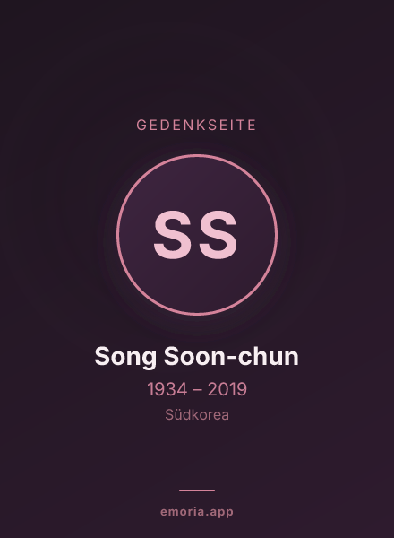 Gedenkportrait von Song Soon-chun